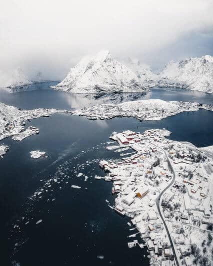Beautiful Morning View From Reine Lofoten Islands