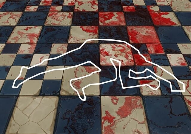 Crime Scene Dead Marks