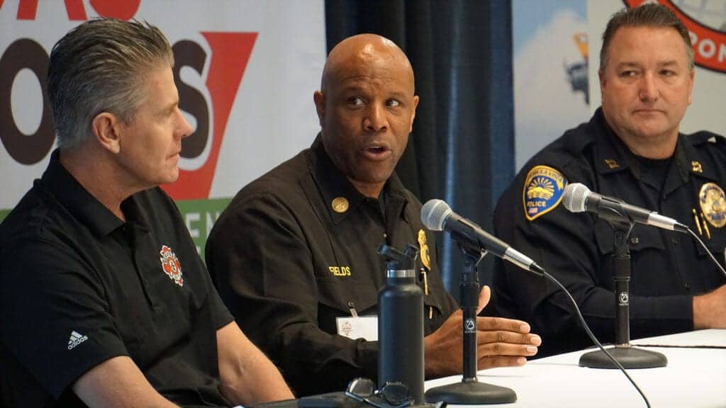 DRONERESPONDERS Board of Advisors on the Discussion Table