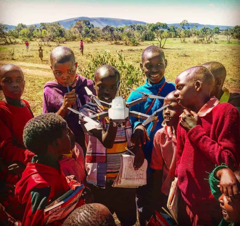 Drone by African Kid