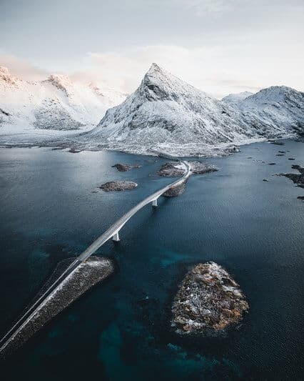 Fredvang Bridges in the Lofoten Islands