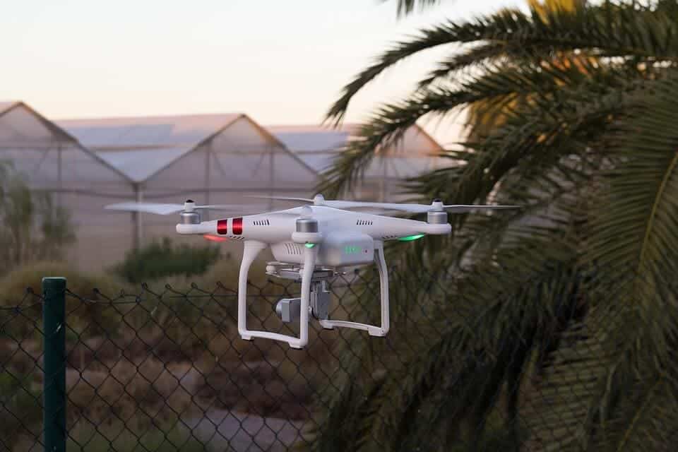 Surveillance Drone in Action