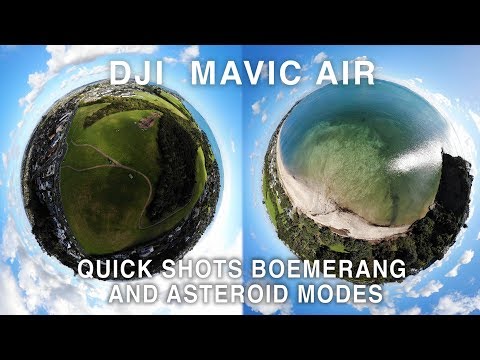 DJI Mavic Air Asteroid and Boomerang