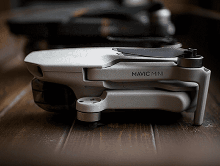 Mavic Mini Drone Folded Side